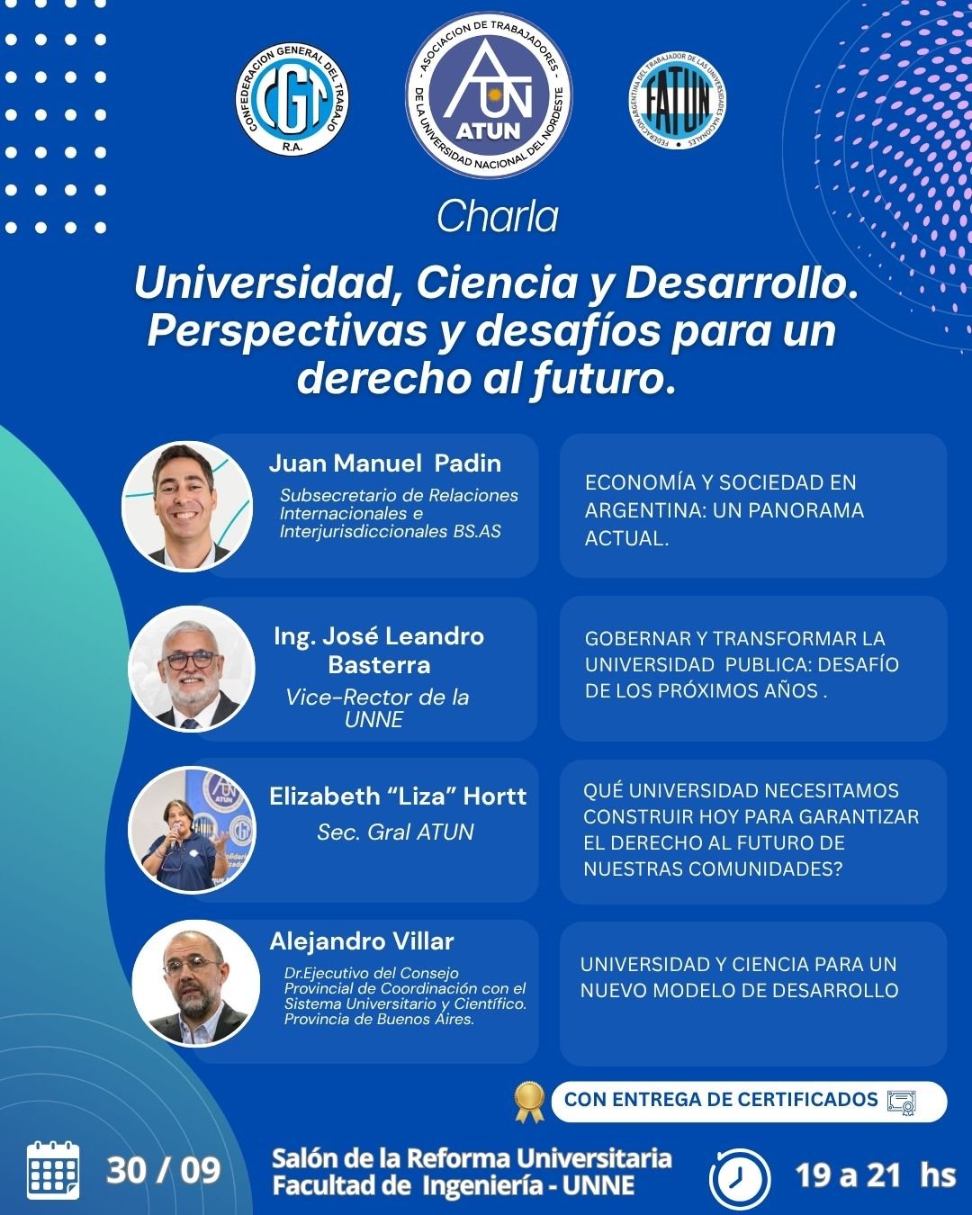 Charla: Universidad, Ciencia y Desarrollo.